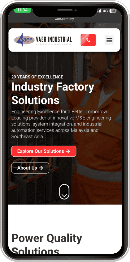 Website Mockup Phone 2